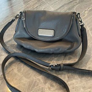 Marc by Marc Jacobs Natasha Crossbody Bag in Grey Pebble Leather